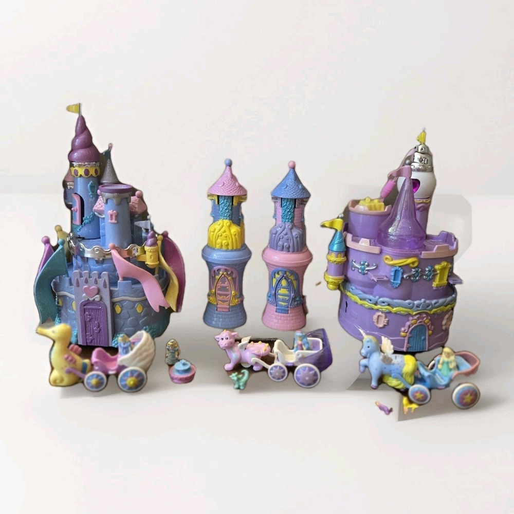 Lot Of 94-95 Trendmasters Star Castles Fairly Tales Polly Pocket  Playsets